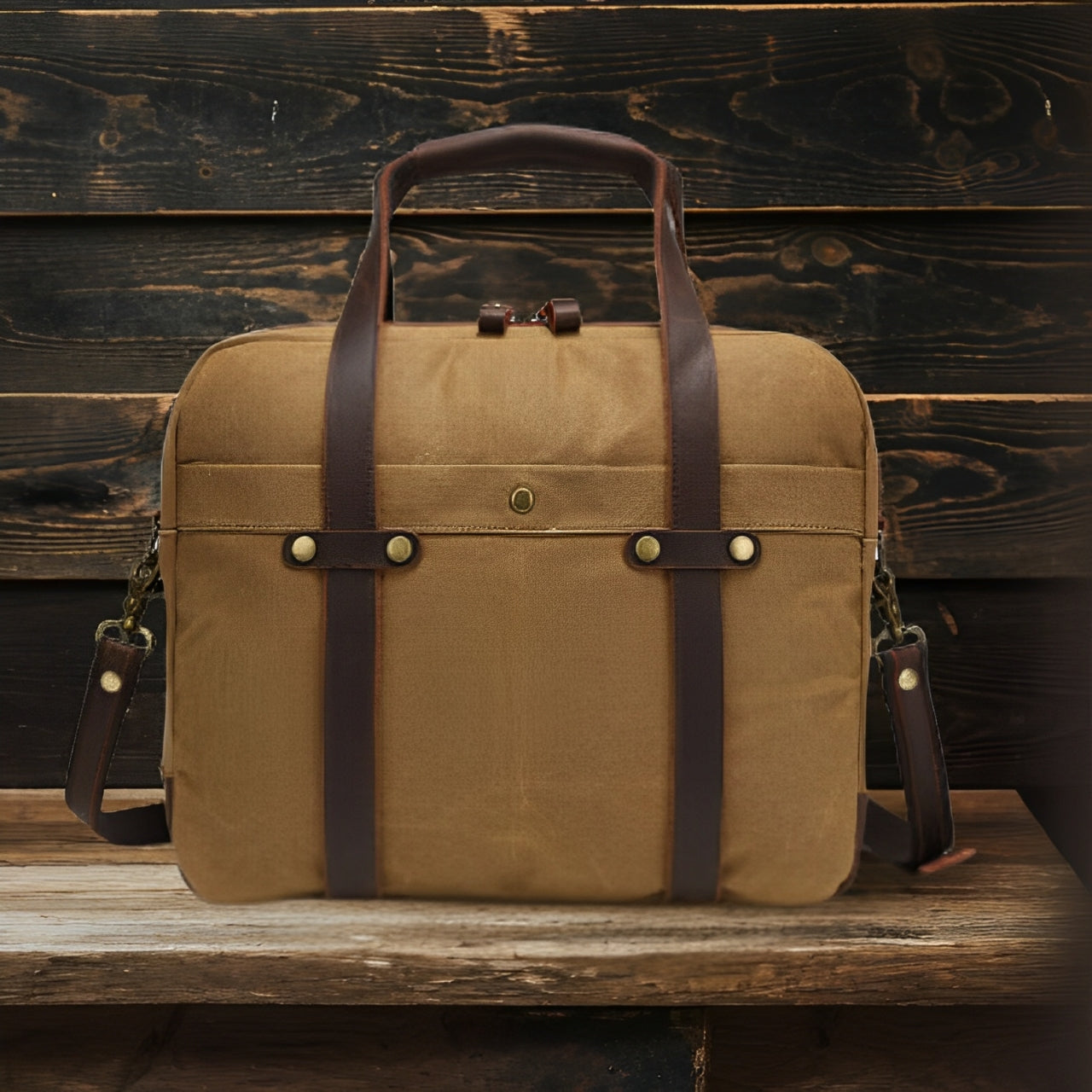 Canvas Laptop Messenger Taske | ASHVILLE