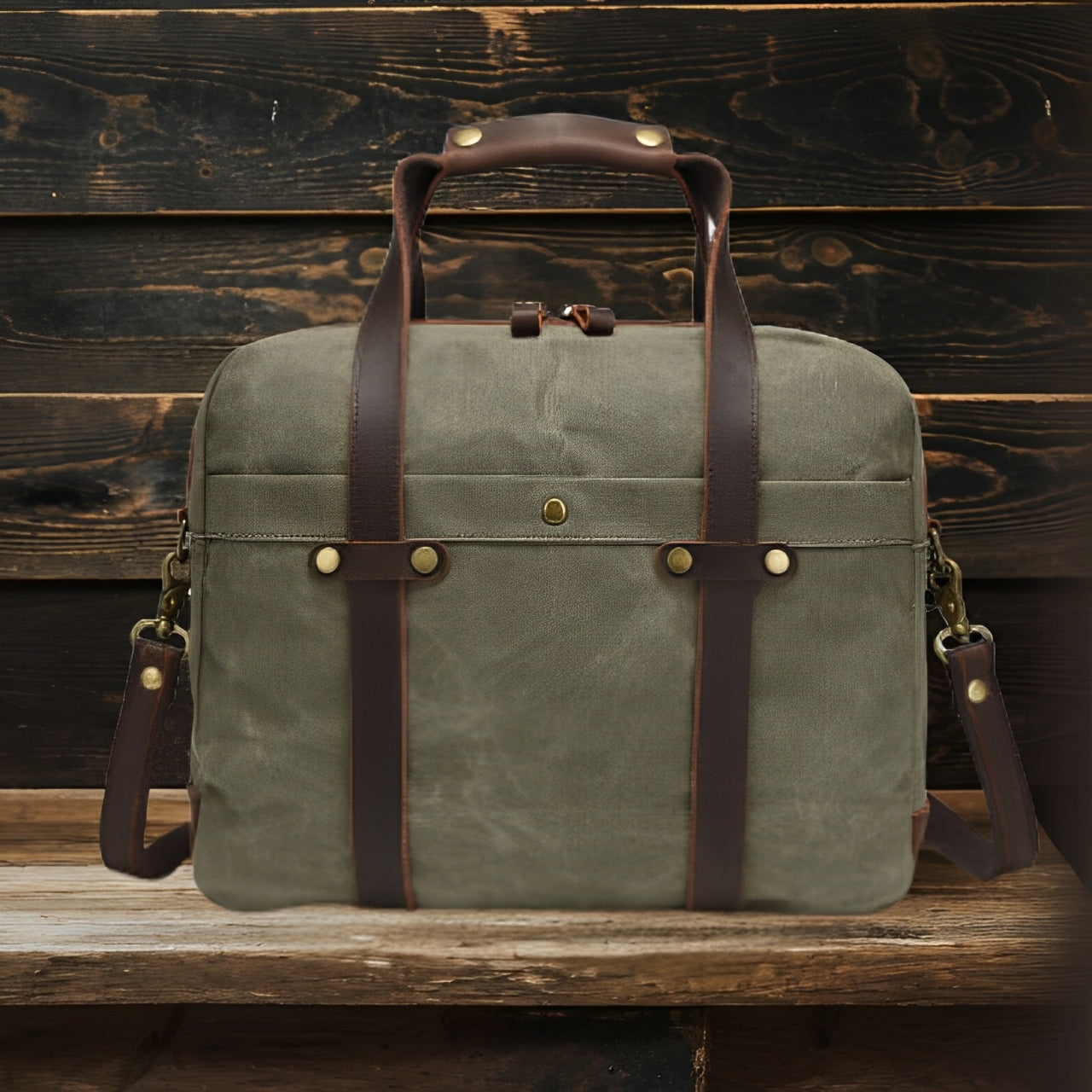 Canvas Laptop Messenger Taske | ASHVILLE